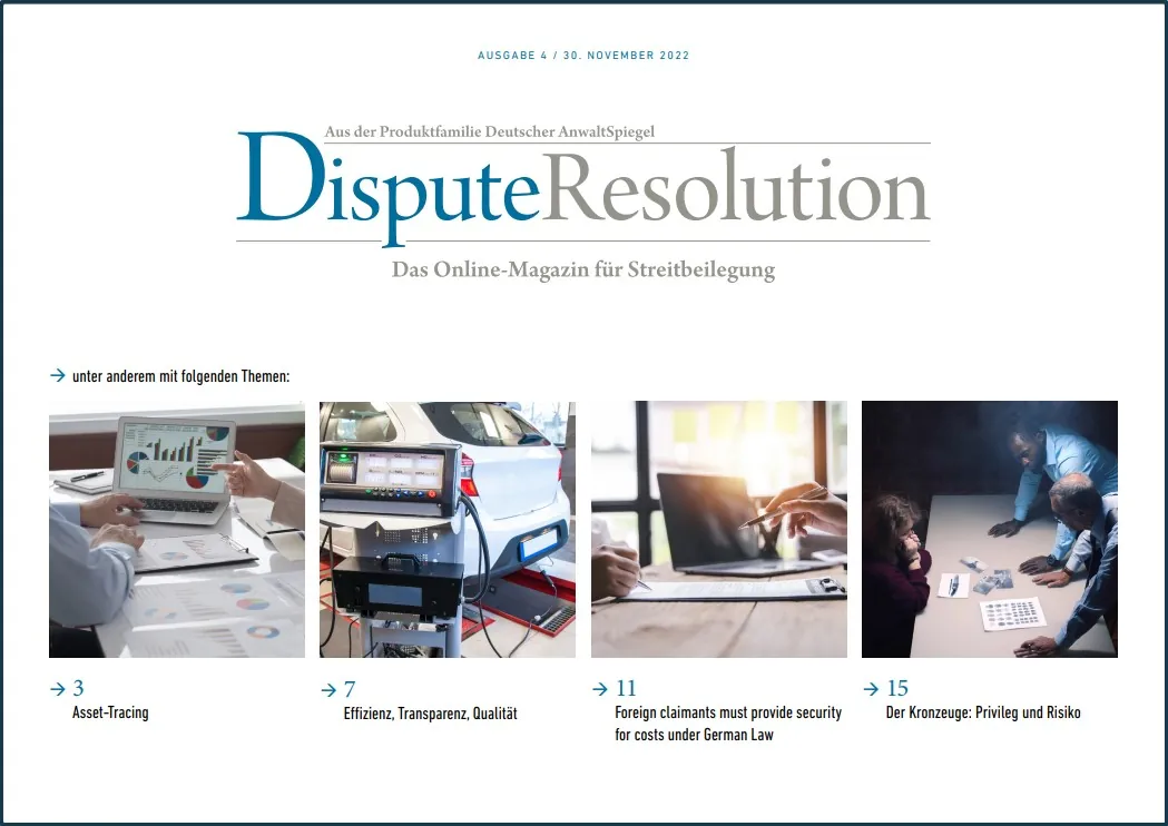 Dispute Resolution JUNE