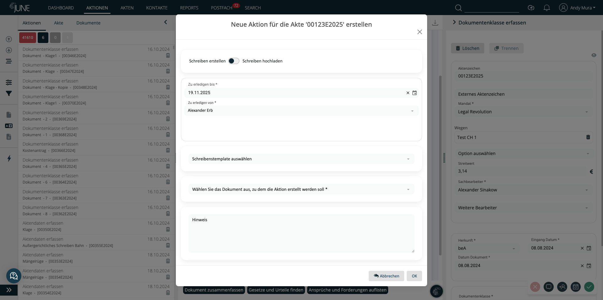 Erstellung neuer Workflow-Automatisierung für das Prozessmanagement