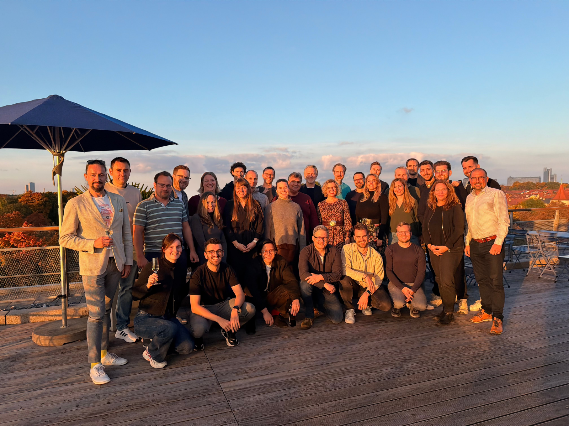 Group picture of JUNE's team