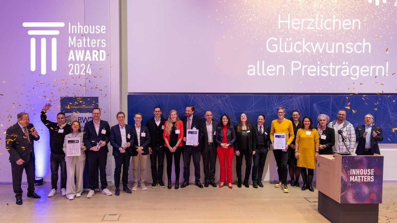 Inhouse Matters Verleihung