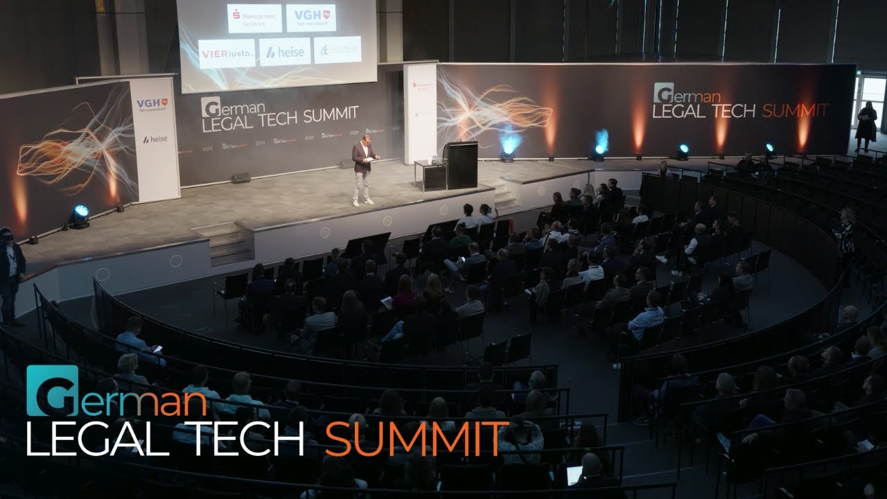 Legal tech summit stage