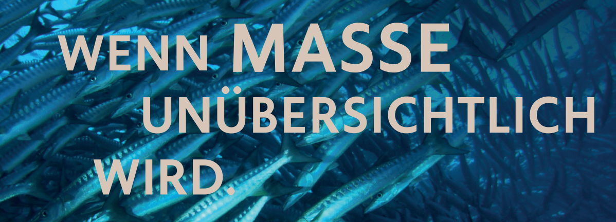 wenn masse unübersichtlich wird